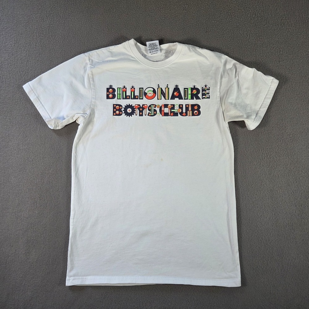 Billionaire Boys Club T Shirt Mens Small White Machine Technology BBC Streetwear